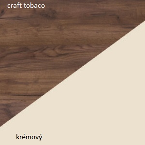 WIP Komoda STELLA STE-01 Farba: craft tobaco / krémový