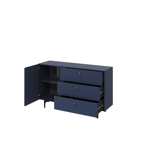 Dig-net nábytok Komoda FARLEN CS-04 | modrá